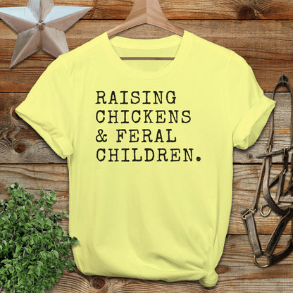 Chickens & Feral Children Softstyle Tee