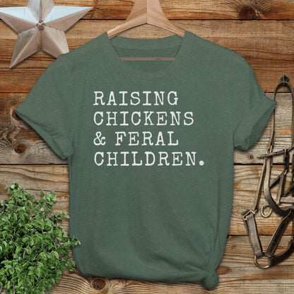 Chickens & Feral Children Softstyle Tee