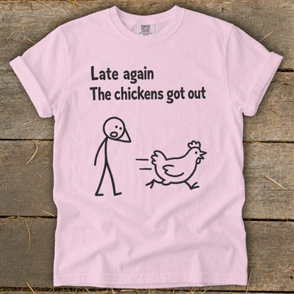 Chickens Got Out Signature Tee