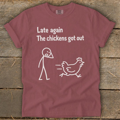 Chickens Got Out Signature Tee