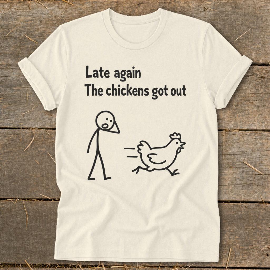 Chickens Got Out Softstyle Tee