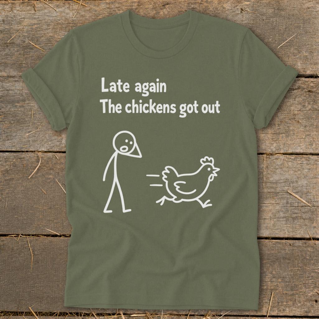 Chickens Got Out Softstyle Tee