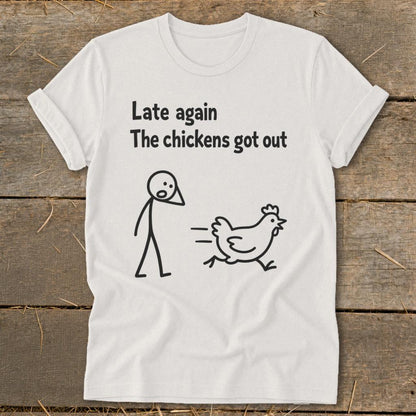 Chickens Got Out Softstyle Tee