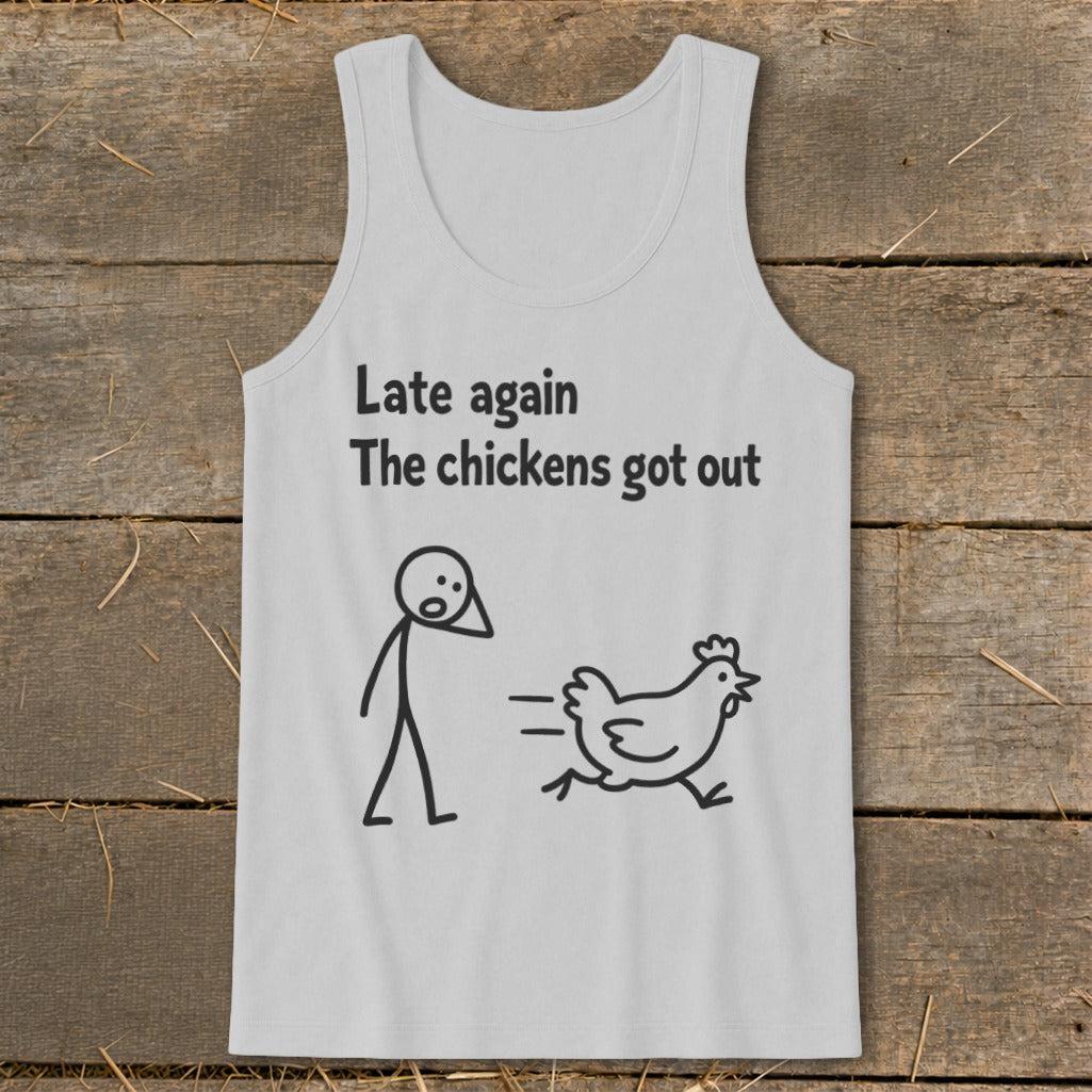 Chickens Got Out Tank Top