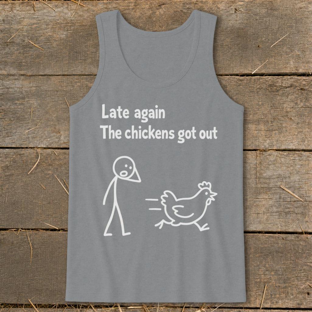 Chickens Got Out Tank Top