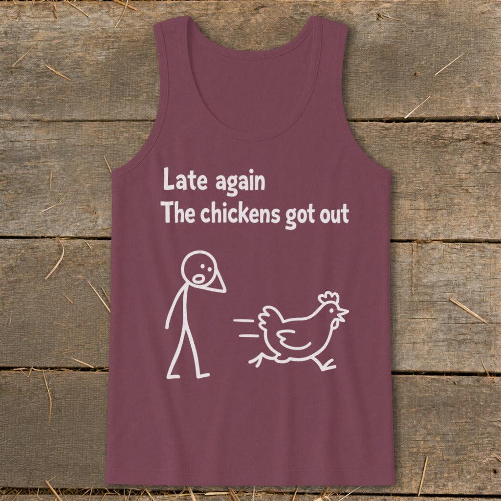 Chickens Got Out Tank Top