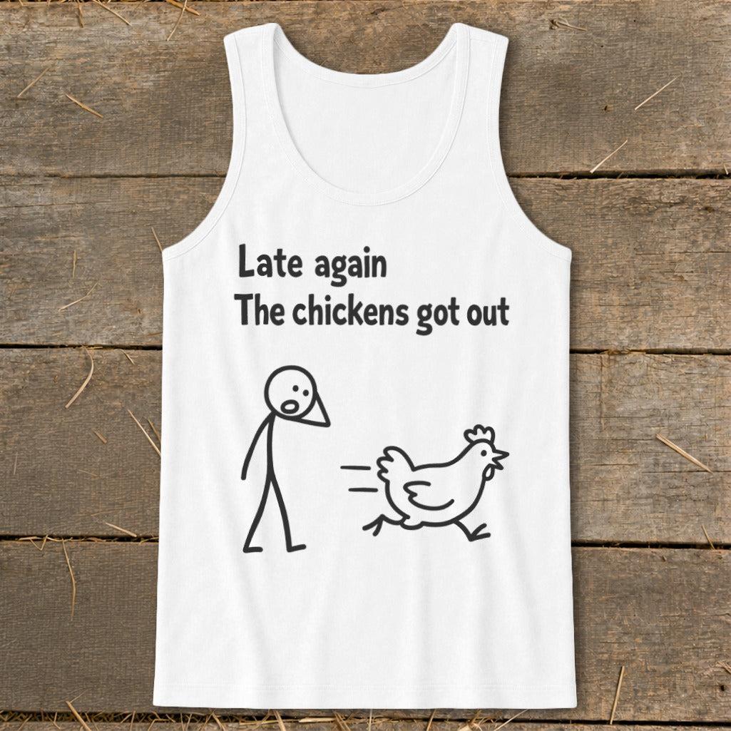 Chickens Got Out Tank Top