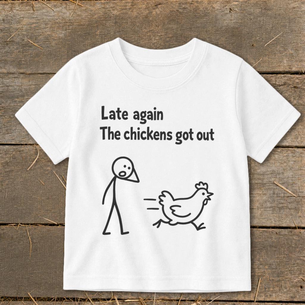 Chickens Got Out Toddler Tee