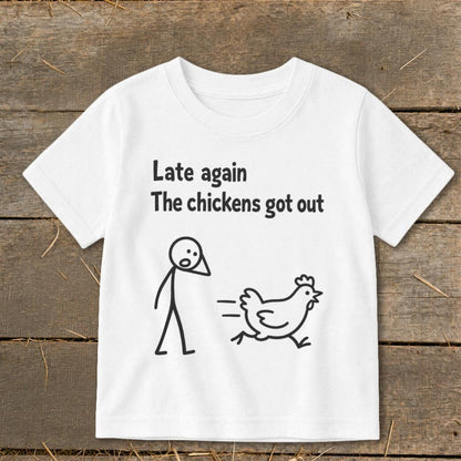 Chickens Got Out Toddler Tee