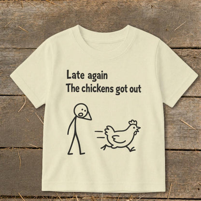 Chickens Got Out Toddler Tee