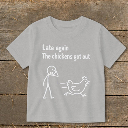 Chickens Got Out Toddler Tee
