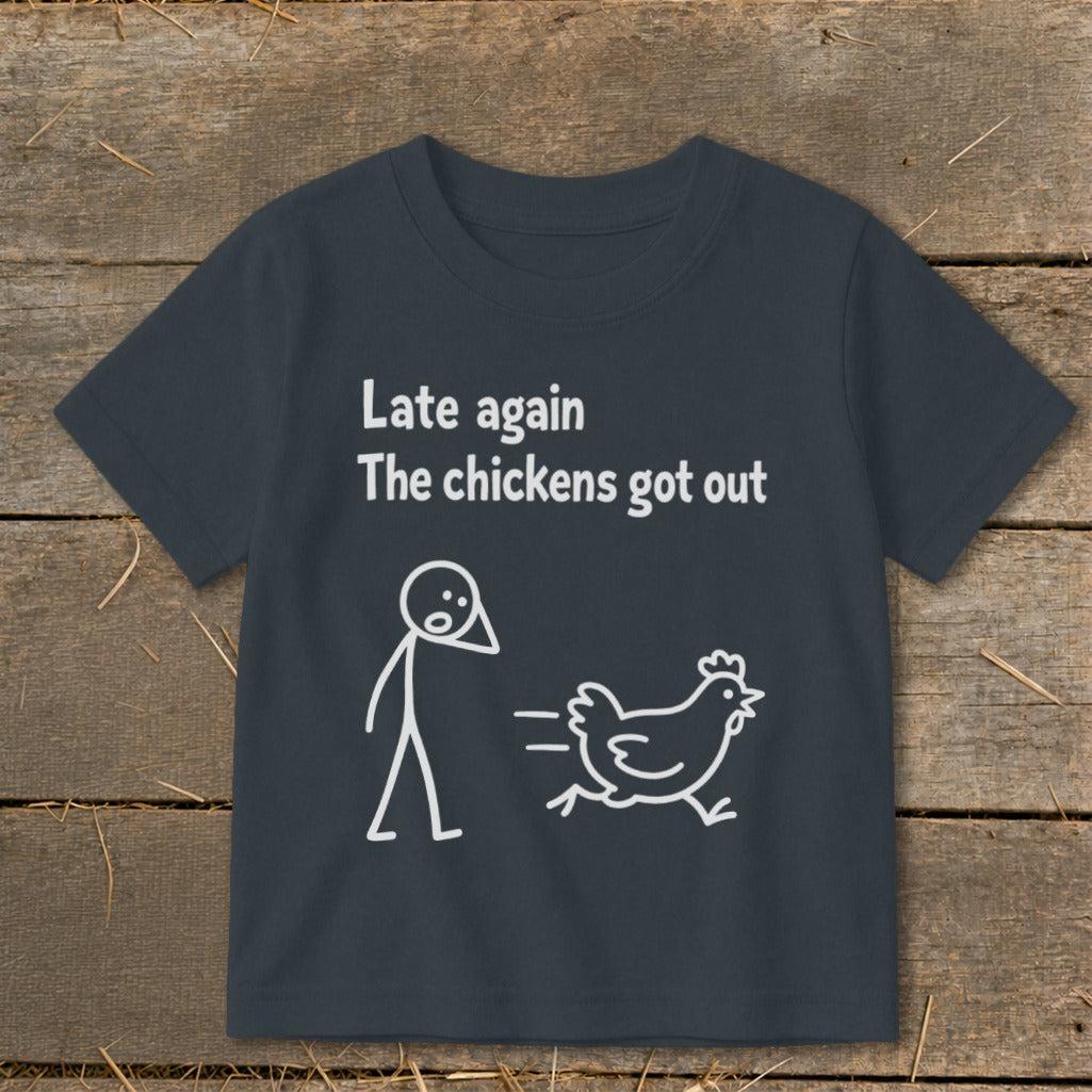 Chickens Got Out Toddler Tee