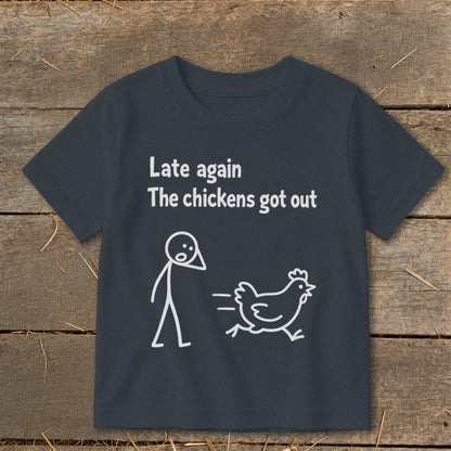 Chickens Got Out Toddler Tee