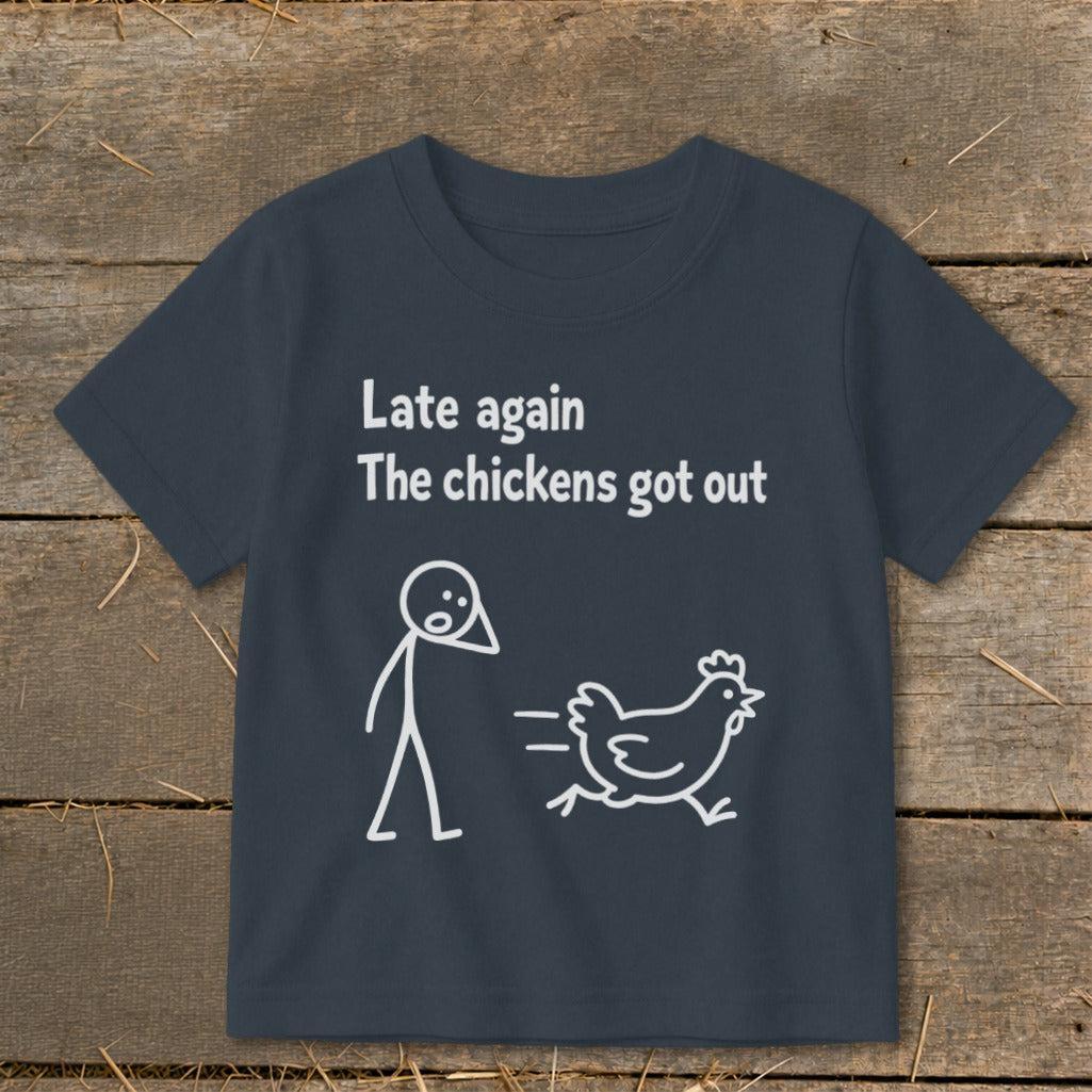 Chickens Got Out Toddler Tee