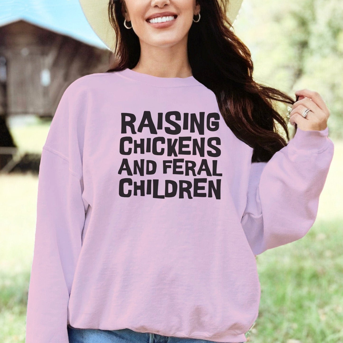 Chickens and Children Long Sleeve Tee