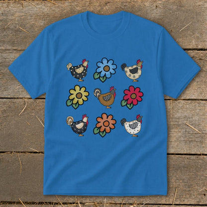 Chickens and Flowers Youth Tee