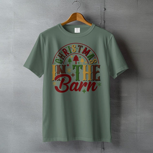 Christmas In The Barn Softstyle Tee