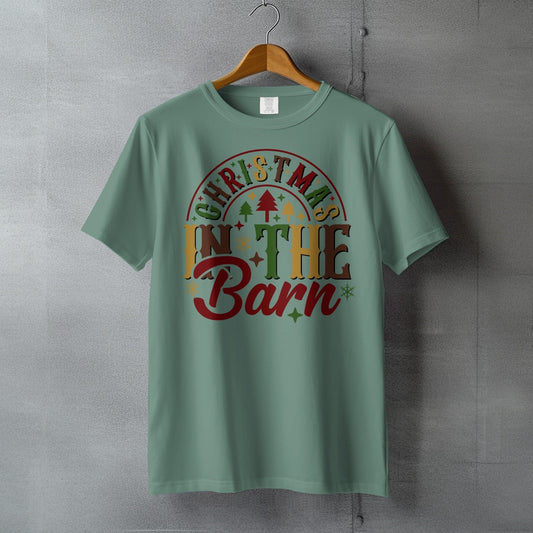 Christmas In The Barn T-shirt (Adult)