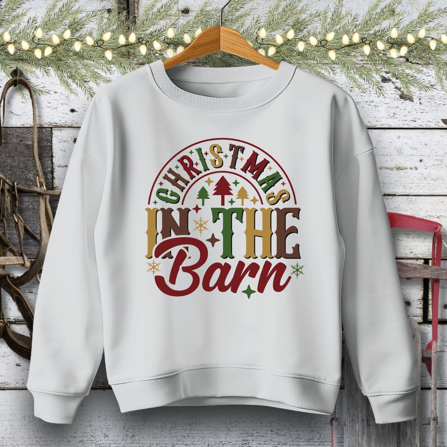 Christmas In The Barn Youth Shirt