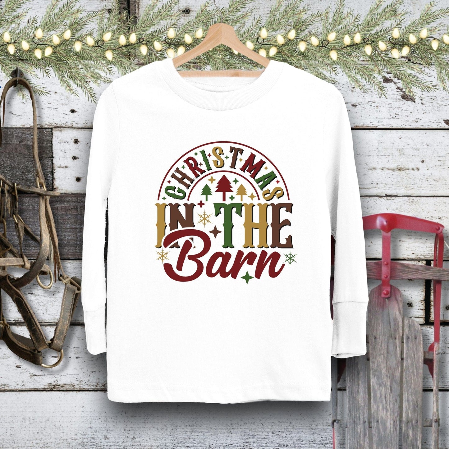 Christmas In The Barn Youth Shirt