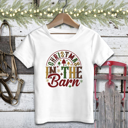 Christmas In The Barn Youth Shirt