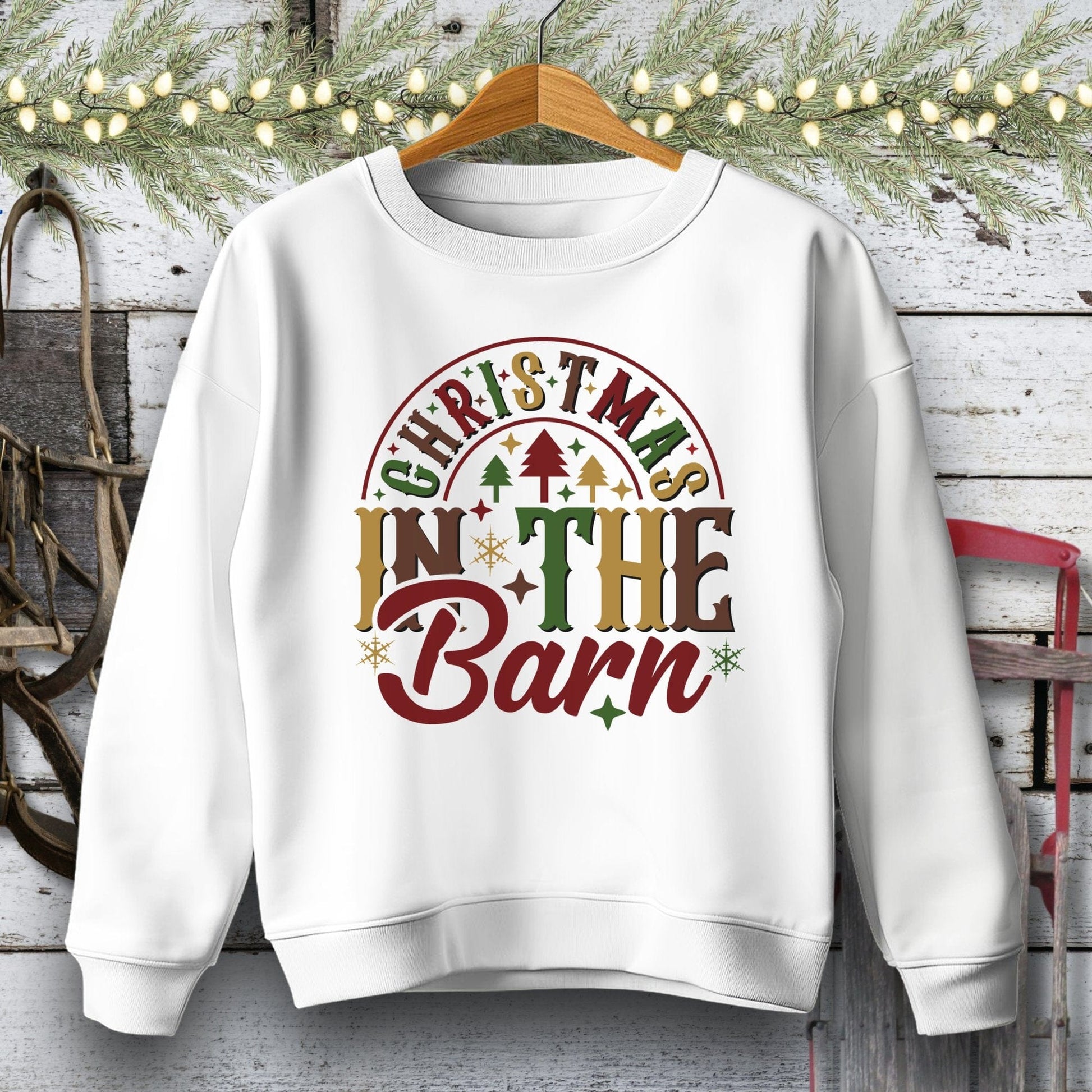 Christmas In The Barn Youth Shirt