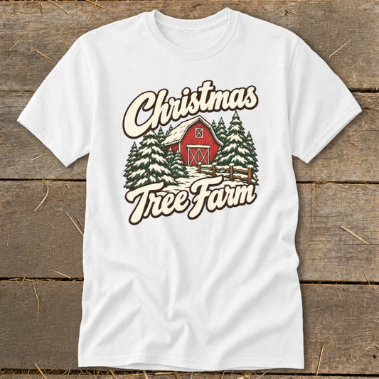 Christmas Tree Farm Barn Classic Tee
