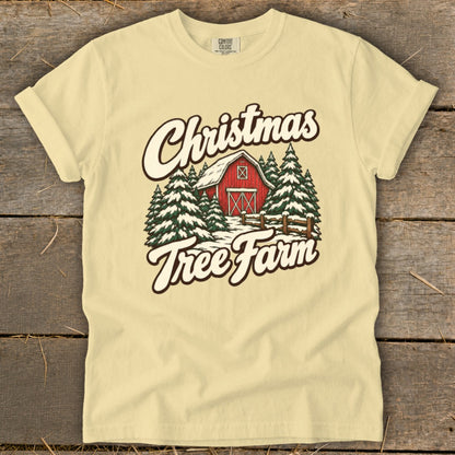 Christmas Tree Farm Barn Signature Tee