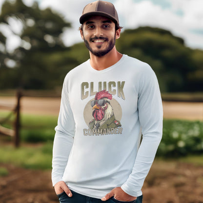 Cluck Commander Long Sleeve Tee