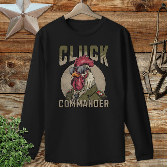 Cluck Commander Long Sleeve Tee