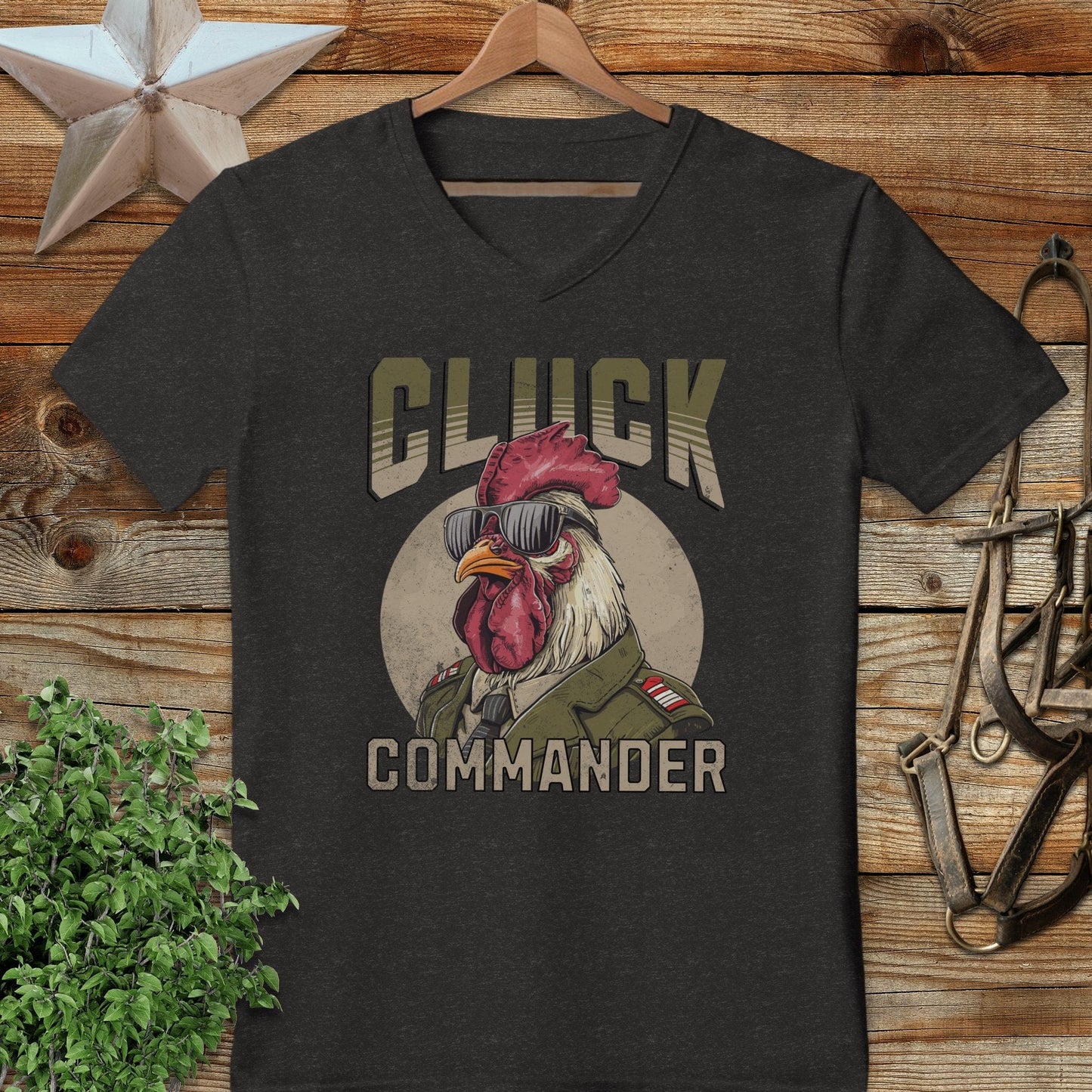Cluck Commander V-neck