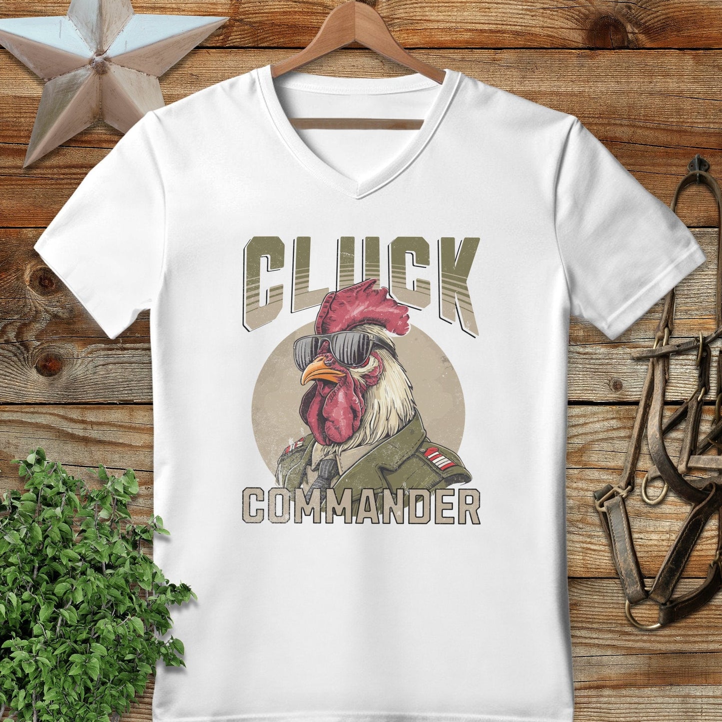 Cluck Commander V-neck