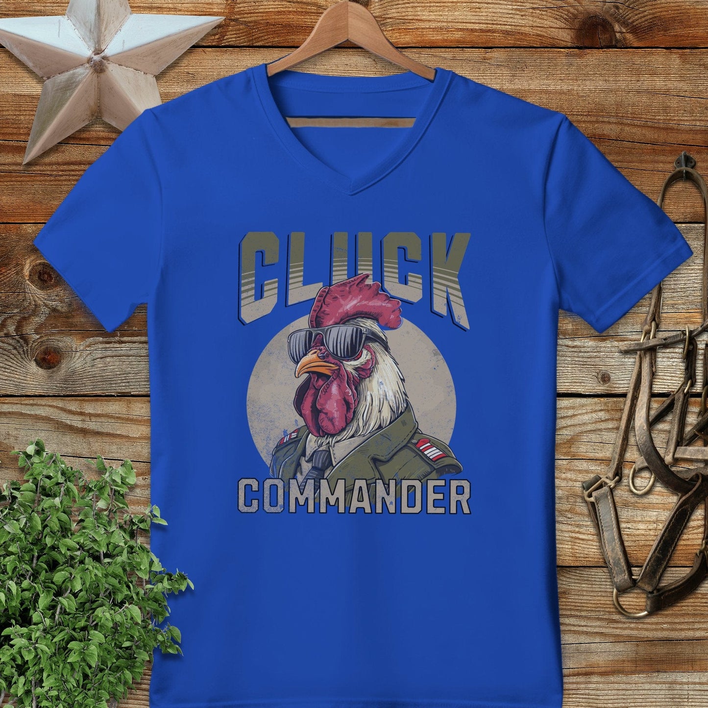 Cluck Commander V-neck