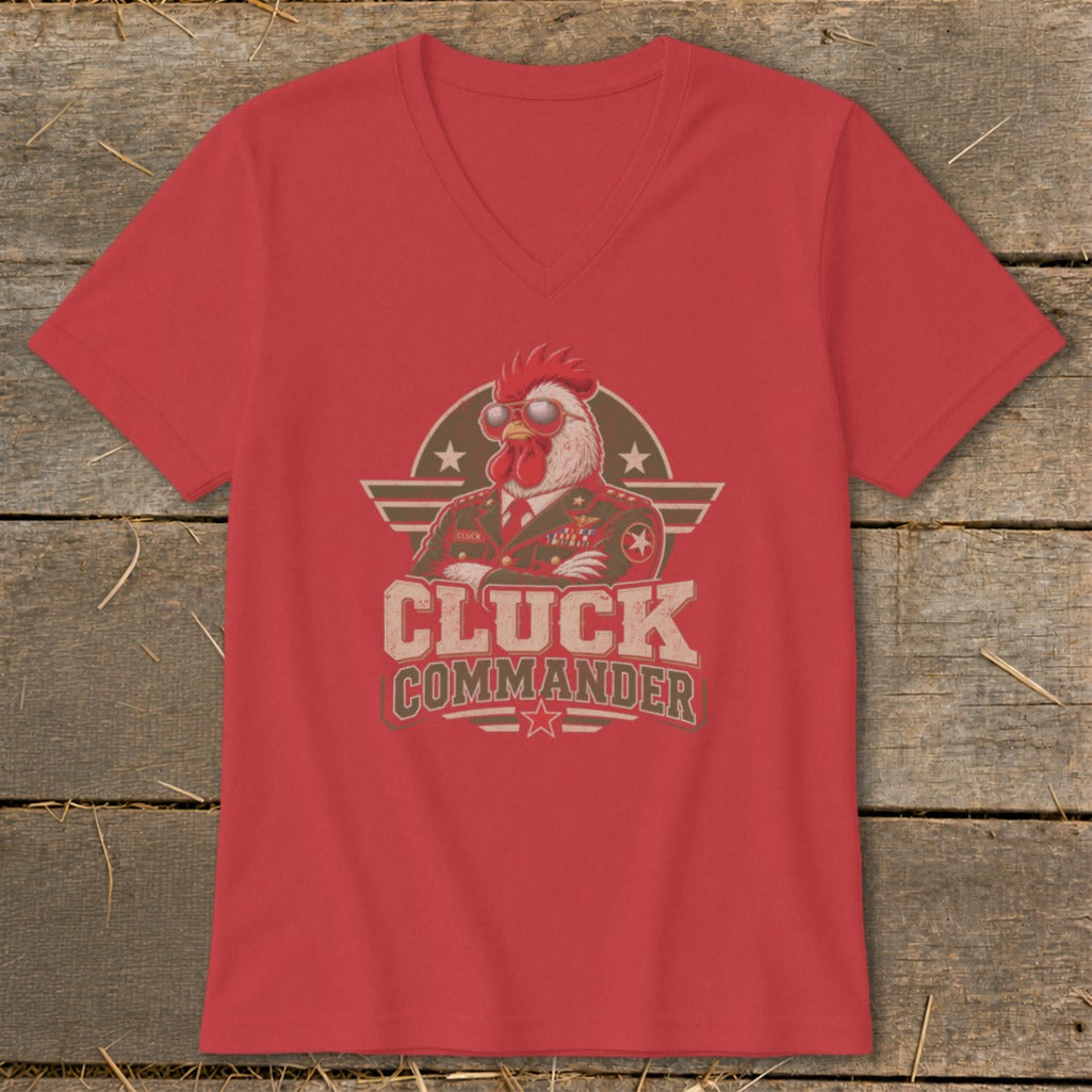 Cluck Commander V-neck