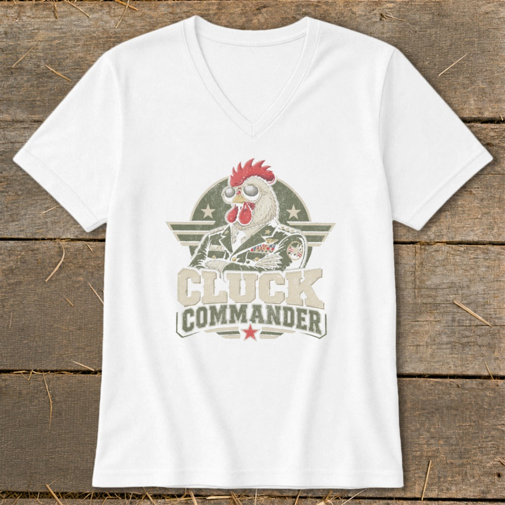 Cluck Commander V-neck