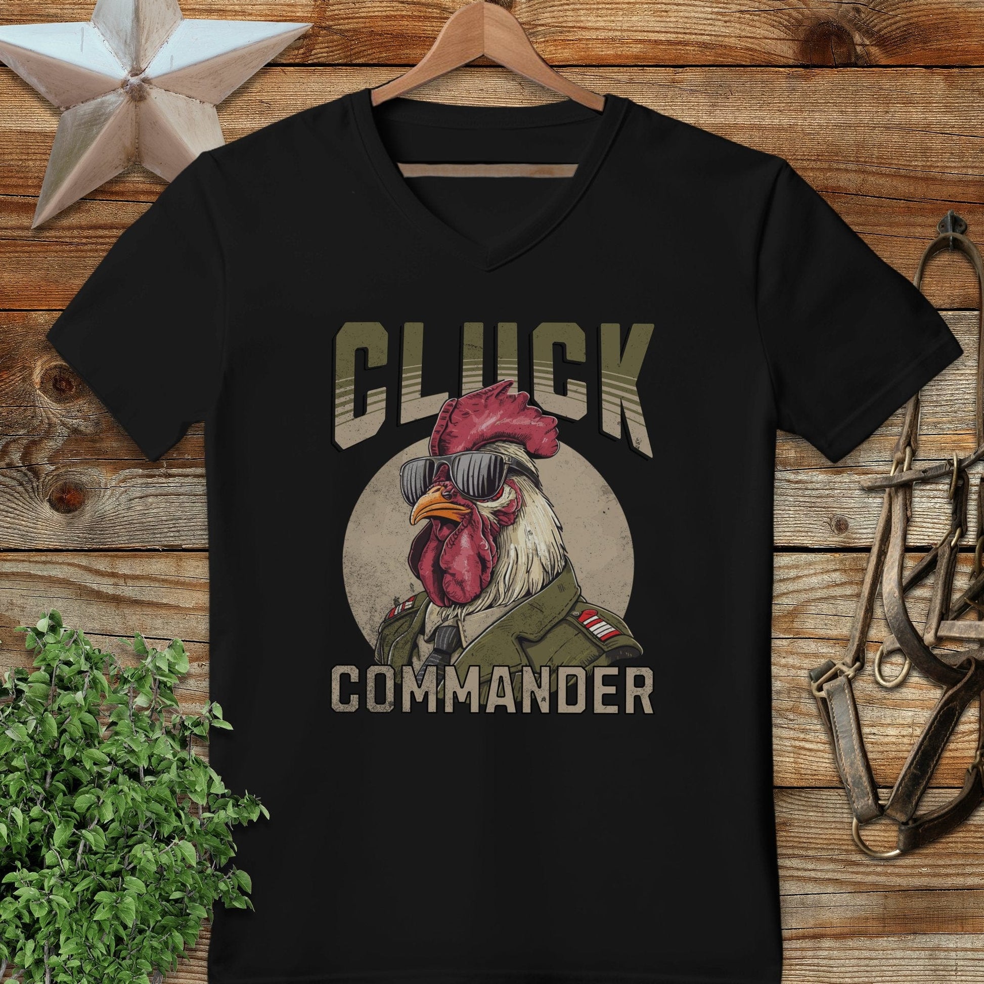 Cluck Commander V-neck