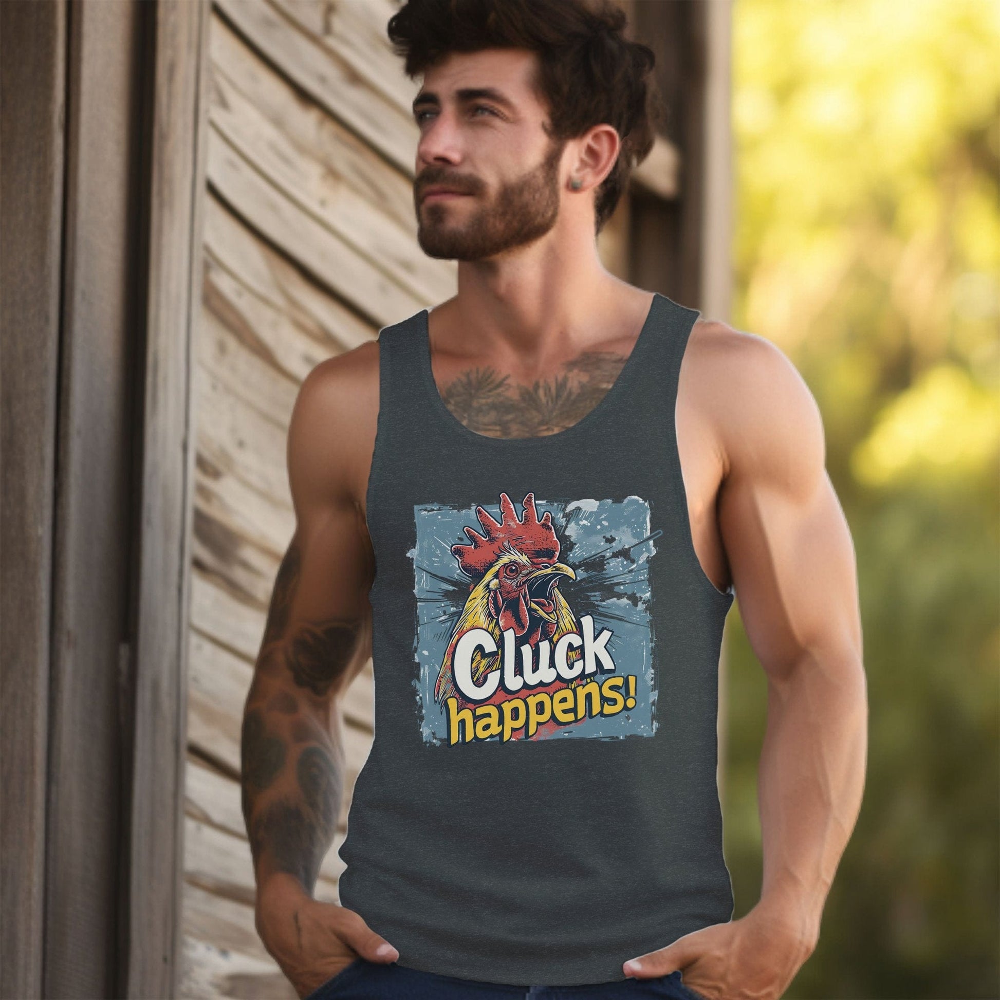 Cluck Happens Tank Top