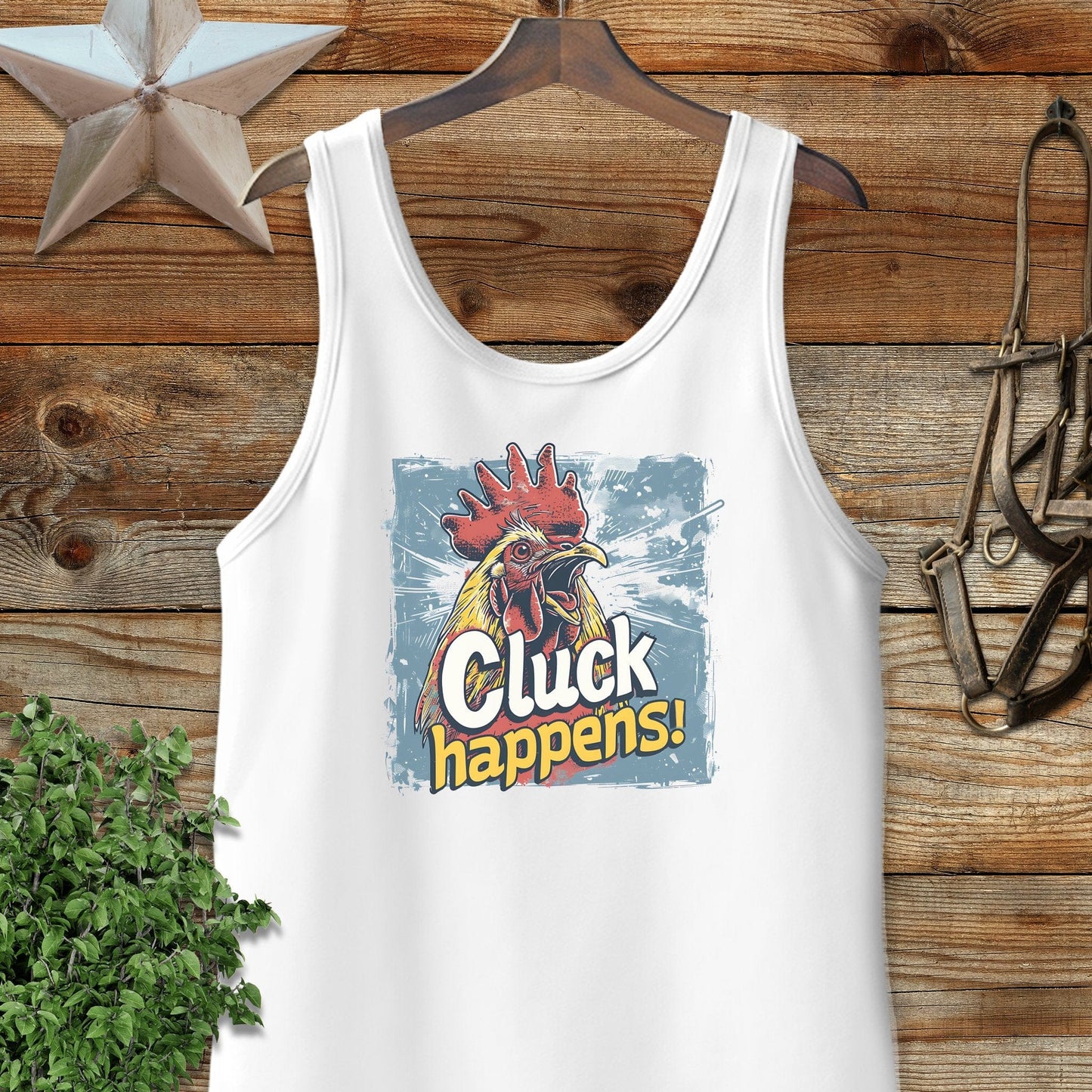 Cluck Happens Tank Top