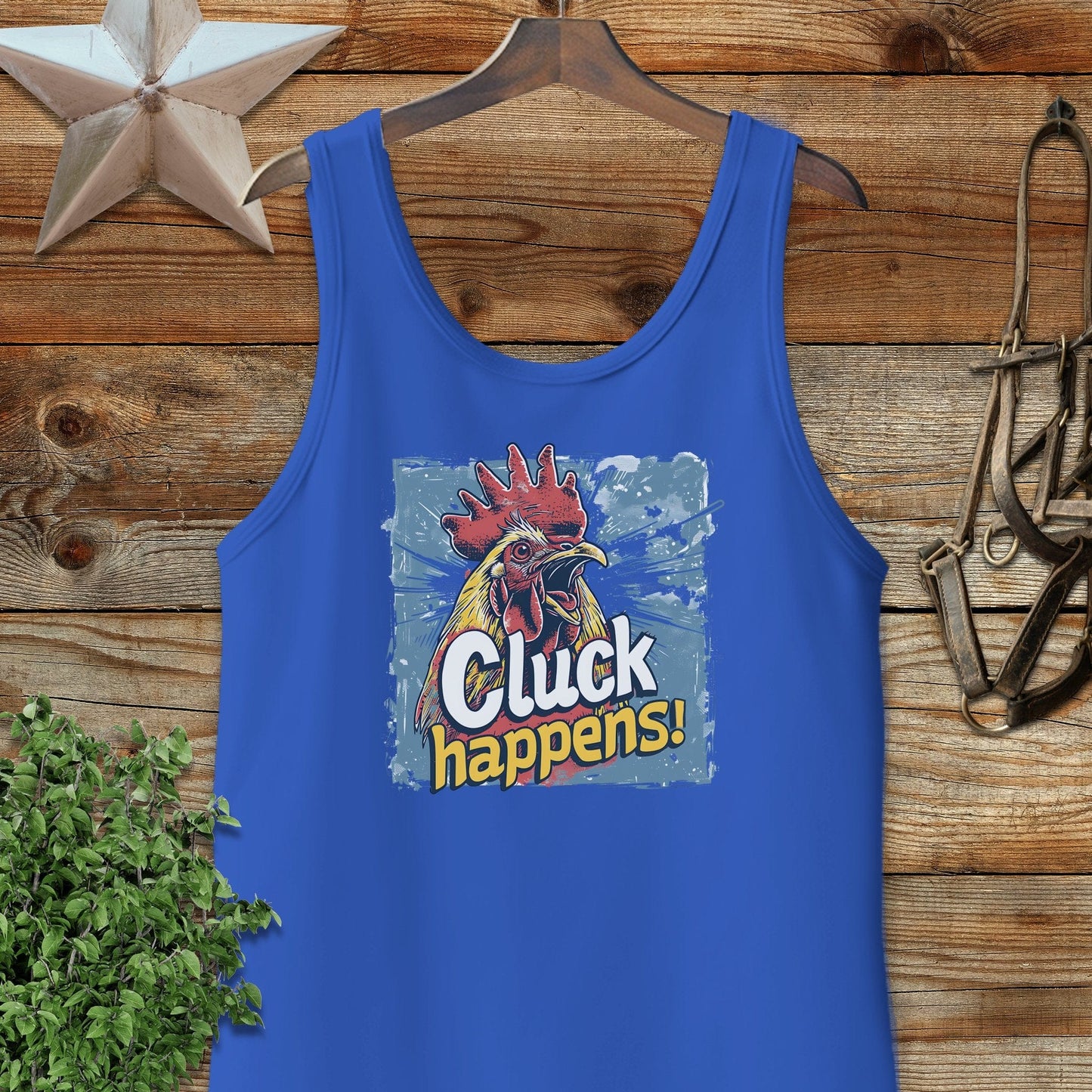 Cluck Happens Tank Top
