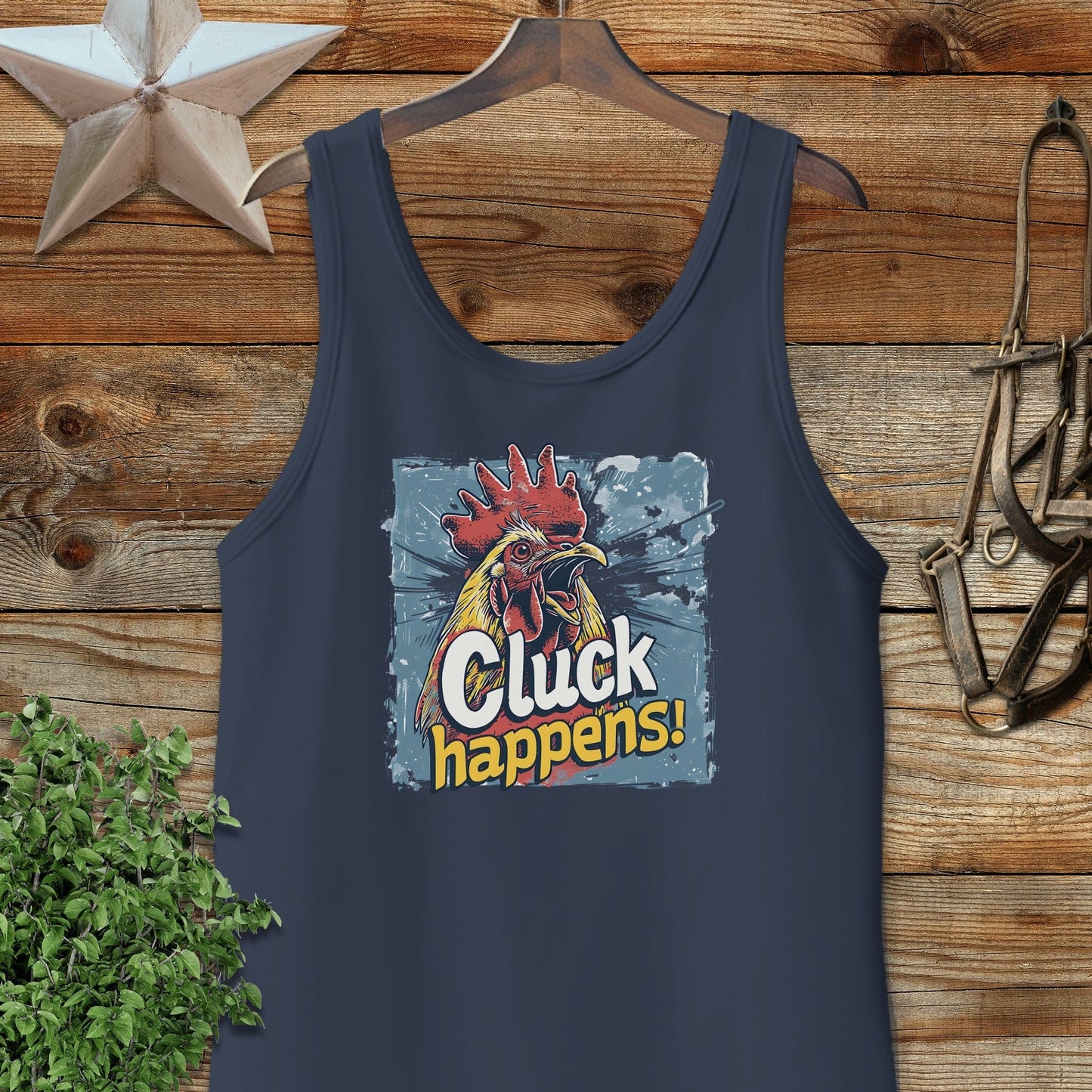 Cluck Happens Tank Top