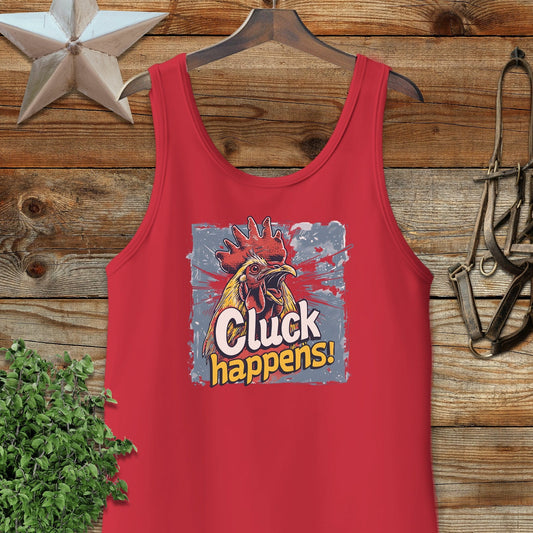 Cluck Happens Tank Top