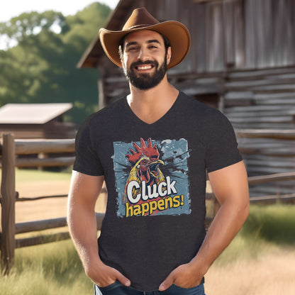 Cluck Happens V-neck