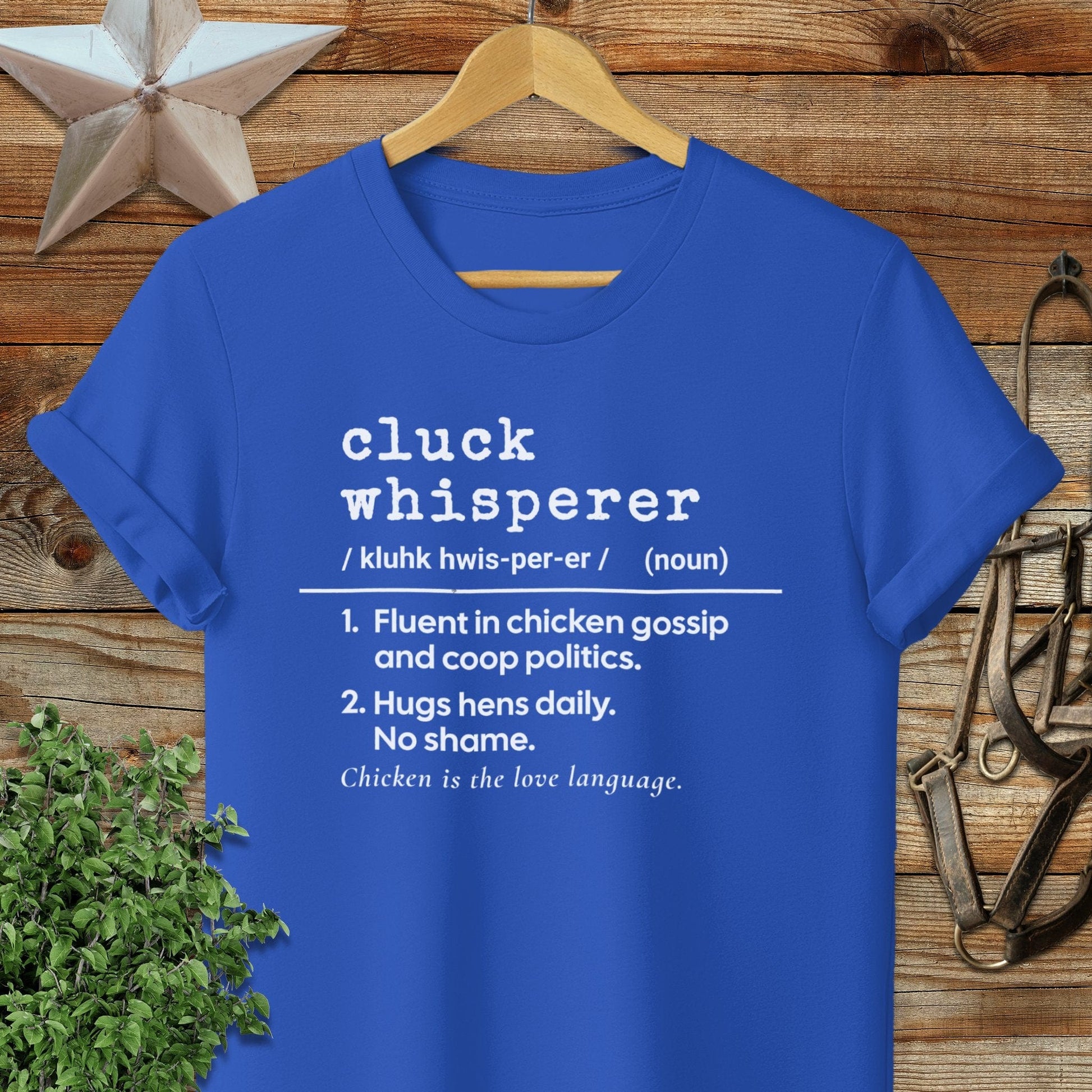 Cluck Whisperer Definition Softstyle Tee