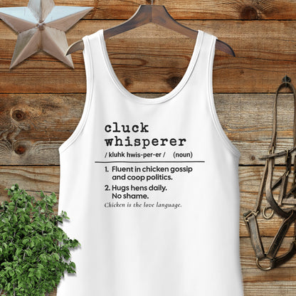 Cluck Whisperer Definition Tank Top