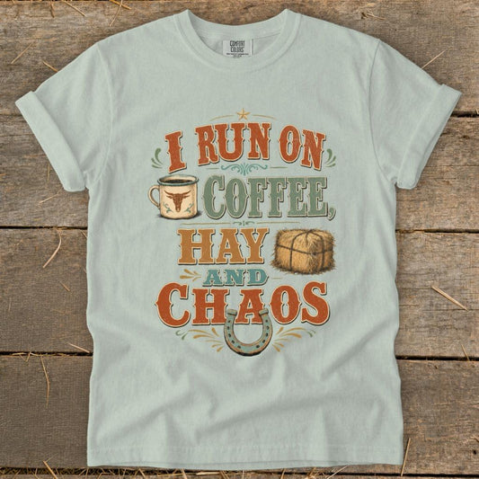 Coffee, Hay & Chaos Signature Tee