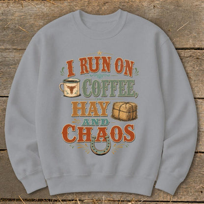 Coffee, Hay & Chaos Sweatshirt