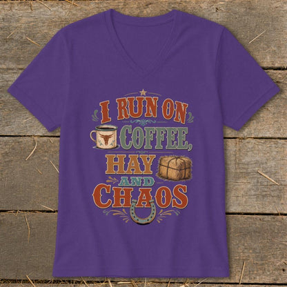 Coffee, Hay & Chaos V-neck