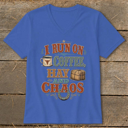 Coffee, Hay & Chaos V-neck
