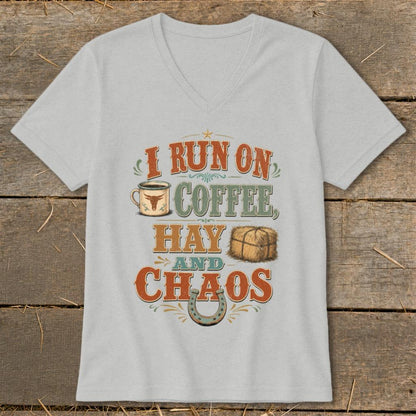 Coffee, Hay & Chaos V-neck