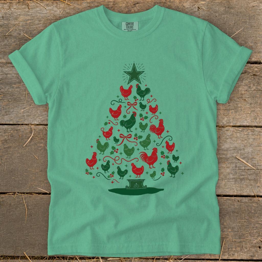 Colorful Chicken Tree Signature Tee